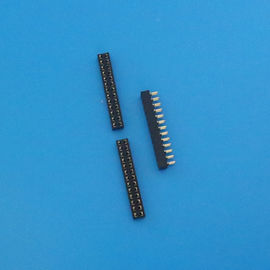 China fila dual derecho 30 conector pin, zócalo femenino del color del negro azabache de 1.27m m del jefe del PWB distribuidor