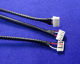 China Equivalente negro de la asamblea de cable del arnés de cable del conector que prensa de la echada de JST 0.8m m fábrica